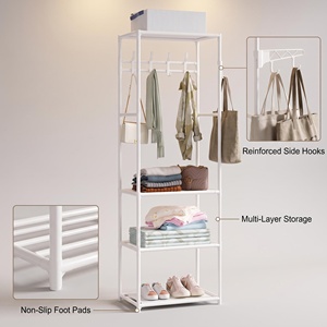 <span class=keywords><strong>Perchero</strong></span> de metal vintage económico y estable para oficina, hogar o exhibición de ropa - Product Image 4