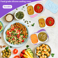 Boîtes à lunch LifeTop étanches à 2 compartiments avec couvercles en silicone, boîte à goûter réutilisable en métal, contenants à goûter en acier inoxydable