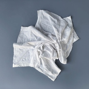 100 Cotton <b>Industrial</b> <b>Wiping</b> Cleaning Cotton Waste RagsWhite T-Shirt Rags Cotton Rags With Strong Absorption - Product Image 1
