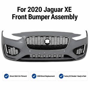 Para <span class=keywords><strong>Jaguar</strong></span> <span class=keywords><strong>XE</strong></span> 2020+ Cubierta de Parachoques Delantero T4N33895 Ajuste OEM Carcasa de Fascia Delantera Ensamblaje de Parachoques Principal Piezas de Automóvil <span class=keywords><strong>Kit</strong></span> de Carrocería - Product Image 2