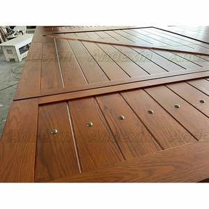 Andexin Chêne blanc <span class=keywords><strong>Bois</strong></span> massif <span class=keywords><strong>2</strong></span> portes de <span class=keywords><strong>garage</strong></span> pour <span class=keywords><strong>voitures</strong></span> Portes sectionnelles en <span class=keywords><strong>bois</strong></span> de luxe télécommandées pour villa - Product Image 4