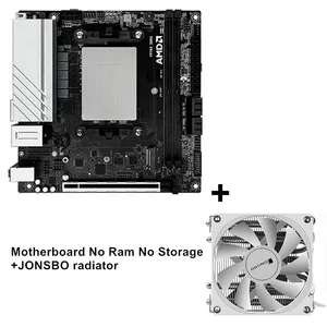 Giá rẻ <span class=keywords><strong>AMD</strong></span> R9 7940hs 6900hx R7 7840hs chơi game mini PC Board 2 NVMe 4 SATA3.0 1x PCIe X8 2X <span class=keywords><strong>DDR5</strong></span> 2x2.5g Lan 17x17 ITX NAS Mainboard - Product Image 3