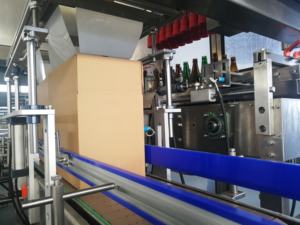 Machine d'emballage verticale automatique à chargement par le haut pour bouteilles en PE, PET et verre, type préhension, pour cartons et canettes - Offre Spéciale - Product Image 3