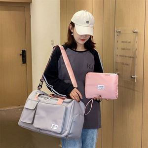 Sac de voyage pliable grande capacité, sac de sport personnalisé avec logo, sac de week-end avec compartiment à chaussures - Product Image 2