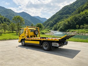 Camion <span class=keywords><strong>de</strong></span> remorquage à plateau inclinable hydraulique Foton, double remorquage avec treuil hydraulique pour le sauvetage <span class=keywords><strong>de</strong></span> véhicules lourds en cas <span class=keywords><strong>d</strong></span>'accident routier - Product Image 4