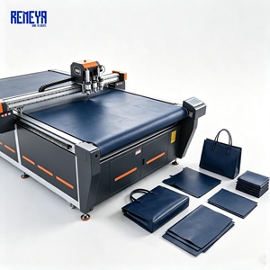 Découpeuse automatique de cuir avec couteau oscillant REMEYA, durable pour l'intérieur automobile, tolérance d'épaisseur, table de découpe numérique sans erreur - Product Image 1