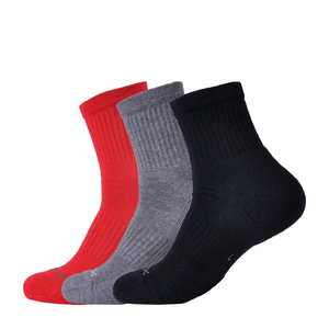 OEM-Design HAK <span class=keywords><strong>Solax</strong></span> Sommer Solide Modische Weiße Schwarze Graue Blaue COOLMAX Baumwoll-Sportsocken Maßgefertigt Schnelltrocknend - Product Image 1