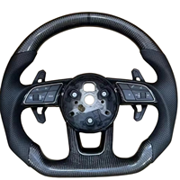 Volant en fibre de carbone pour Audi A1 A3 A4 A5 A6 A7 C5 C6 C7 C7.5 C8 B6 B7 B8 B8.5 B9 8v 8p 8y B10 RS5 RS6 RS7 S5 S6 S7