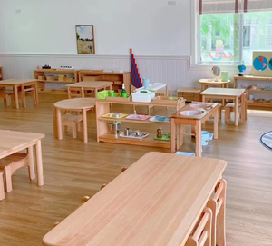 Giocattolo Educativo Montessori in Legno, Set da Stiro <span class=keywords><strong>e</strong></span> Stendibiancheria per Bambini, Arredamento Pratico Prescolare - Product Image 6