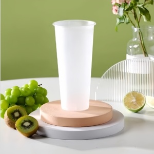Vaso de Plástico Desechable OEM al por Mayor de Pared Simple de 90mm para <span class=keywords><strong>Bubble</strong></span> <span class=keywords><strong>Tea</strong></span> con Tapa Transparente, Duradero, Antiderrames, con Logotipo Personalizado para Té con Leche - Product Image 5