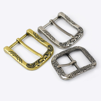 Meetee — boucle à ardillon sculptée en alliage de Zinc, accessoires de quincaillerie, anneaux décoratifs, Vintage, YK056, YK413