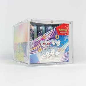 Acrylic trường hợp hiển thị cho pokémond Mini tin hiển thị trường hợp Tiếng Anh pokemond Booster gói Acrylic trường hợp - Product Image 2