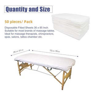 Cubierta de tratamiento Sábanas protectoras desechables para salón de belleza Cuidado DE LA PIEL Cubierta de cama Transpirable para masaje Spa Tatuajes de belleza - Product Image 4