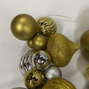Adorno colgante de forma <span class=keywords><strong>especial</strong></span> para <span class=keywords><strong>Navidad</strong></span>, guirnalda de bolas navideñas de 1,8 m - Product Image 2