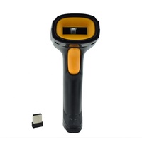 Lecteur de codes-barres sans fil 1D, scanner laser portable, récepteur 2.4G pour supermarché POS