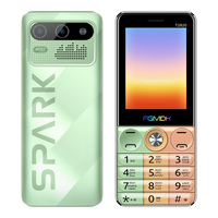 Téléphone portable senior T2820 2,8 pouces sans fil avec radio FM, triple SIM, 3600 mAh, clavier, téléphone à fonctions
