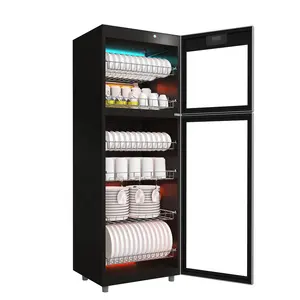 Good restaurant canteen Ozone vertical big kitchen sterilizer cabinet