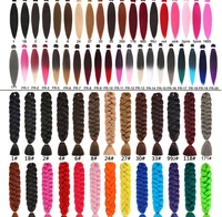 Extensions de cheveux en gros pour tresses africaines, torsades crépues, extensions de cheveux, tresses jumbo au crochet