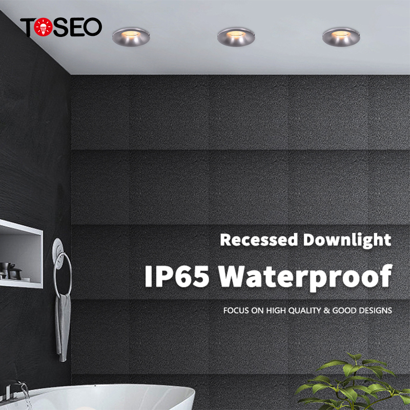 Pure Aluminum Ip65 Waterproof Downlight Recessed 900lm For Hotel