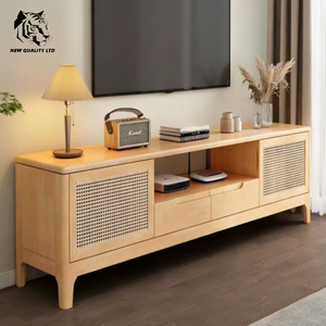 Meuble TV personnalisé en bois, prix avantageux, en stock, prêt à être expédié, fournisseur chinois, meubles de salon personnalisés. - Product Image 2