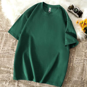 Camiseta de Algodón de 260 g/m², Color Sólido, Gruesa, de Manga Corta, para Trabajo y Ocio - Product Image 1