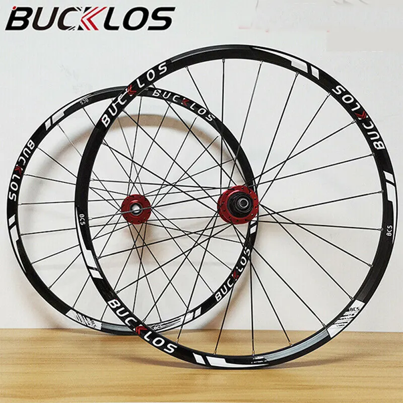 BUCKLOS Custom Bicycle Wheels 26" 27.5" 29" Carbon Fiber Wheels Disc Brake Bicycle Wheels