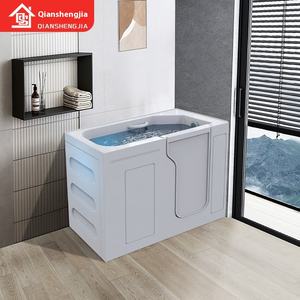 Banheira sem barreira acrílica <span class=keywords><strong>walk</strong></span>-<span class=keywords><strong>in</strong></span> para idosos temperatura constante massagem banheira de imersão com porta interior entrada para banheiro - Product Image 1