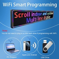 Letrero LED de Aluminio para Exteriores P10, Pantalla Digital Programable con Desplazamiento, Tablero de Mensajes, Control WiFi Personalizado, Montaje en Pared