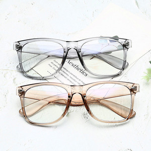 Hot Selling Fashion <strong>Men</strong> Women Blue Light Blocking Computer <strong>Glasses</strong> <strong>Clear</strong> Champagne Color Anti Blue Light <strong>Glasses</strong> - Product Image 2