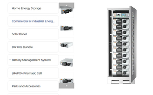 ระบบแบตเตอรี่จัดเก็บพลังงานแสงอาทิตย์แบบแยกส่วน LiFePO4 40KW 409.6V ที่ปรับแต่งได้ พร้อมตู้เก็บพลังงาน ESS ระบบระบายความร้อน CAN - Product Image 2