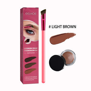 Pomada de cejas vegana de alta calidad, 3 colores, resistente al agua, pomada de larga duración, crema potenciadora de cejas pigmentada - Product Image 3