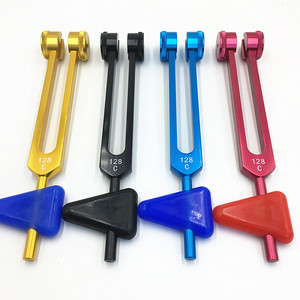 Diapasón multifuncional de percusión, diapasón de 128 frecuencias, diapasón médico de aleación de aluminio C128HZ (con funda de tela) - Product Image 1