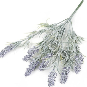 Rama de <span class=keywords><strong>Flores</strong></span> de <span class=keywords><strong>Lavanda</strong></span> <span class=keywords><strong>Artificiales</strong></span> de Alta Calidad, <span class=keywords><strong>Flores</strong></span> <span class=keywords><strong>Artificiales</strong></span> para Decoración, Plantas de Boda, Follaje - Product Image 6