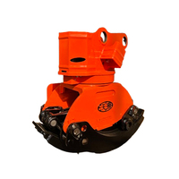 Godet grappin à bois rotatif hydraulique pour chargeuse compacte de 7 à 11 tonnes, à trois points, à vendre
