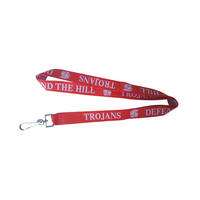 Hochwertiges Druck logo Halsband Lanyard Fashion Custom Polyester Blank Sublimation Lanyard
