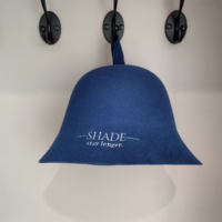 Chapeau en feutre de laine isolant thermiquement pour sauna, accessoire de sauna confortable, protège le cuir chevelu et les cheveux de la chaleur, réduit la sécheresse causée par