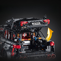 Guly 10645 Nuevo MOC 1:8 Coche Deportivo a Control Remoto RS6, Bloques de Construcción, Juguetes de Ensamblaje para Niños, Regalo de Cumpleaños, Sets de Bloques de Construcción