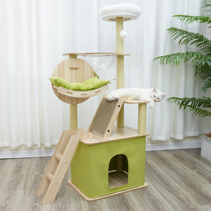 Hebei Yueshang New Arrived Space <strong>Bed</strong> Capsule <strong>Cat</strong> Tree Modern Luxury <strong>Cat</strong> Delivery Room <strong>Scratching</strong> <strong>Post</strong> for <strong>Cats</strong> - Product Image 4