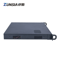 Boîtier de serveur OEM Intel Elkhart Lake J6412 6Lan 1U 2 * SFP + 1G Pfsense industriel Pfsense Pc 1U Châssis de serveur en rack