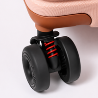 Ensemble de bagages rigides multifonctionnels 2026 avec porte-gobelets, porte-téléphones, chargeur USB, sacs de voyage extensibles à roulettes, bagages à main