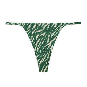 Culotte string sexy pour femme, taille basse, effet camouflage, en soie glacée non tissée respirante et sans couture, rehausseur de fesses, de haute qualité - Product Image 5