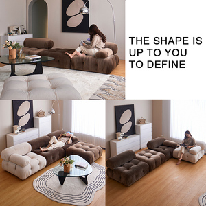 Mario bellini sofa set furniture hotel modern minimal small space whole full apartment furniture - Product Image 5