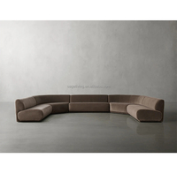 Canapé d'angle en forme de U de style américain moderne et traditionnel, meubles de luxe de haute qualité pour le salon