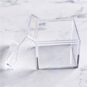 2,36 pulgadas cubo caja de plástico transparente favor caja de acrílico de San Valentín, caja de dulces - Product Image 3