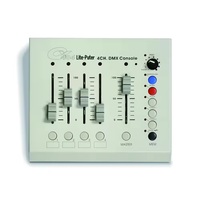 Console DMX 8 canaux pour le contrôle d'éclairage avec fonctions Chaser/Flash et connecteurs XLR/RJ11