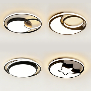 Lámpara de Techo LED Redonda y Cuadrada Clásica en Oferta, Lámpara de Techo LED Moderna Nórdica Económica para Dormitorio, Sala de Estar, Iluminación del Hogar - Product Image 1