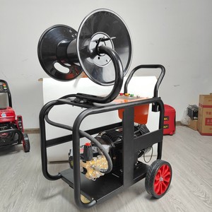 Nettoyeur haute pression 200 bars pour voiture, <span class=keywords><strong>moteur</strong></span> <span class=keywords><strong>diesel</strong></span>, eau froide, usage intensif, mobile, 7,5 CV, neuf - Product Image 5