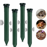 Répulsif Sismique Électronique Anti-Normandins et Rongeurs pour Extérieur, Étanche, à Piquer dans le Sol, Vente Directe Usine, pour Jardin et Pelouse, OEM