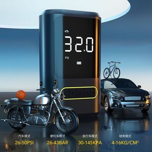Mini Bomba de Aire Portátil para Auto con Pantalla Digital, Inflador de Neumáticos Inalámbrico de Mano con Función de Banco de Energía con Batería de Litio - Product Image 3