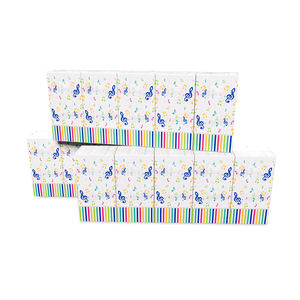 Donghui 3ply impreso pañuelo papel tisú OEM personalizado 100% pulpa de madera virgen bolsillo pañuelo tejido suave papel tisú - Product Image 1